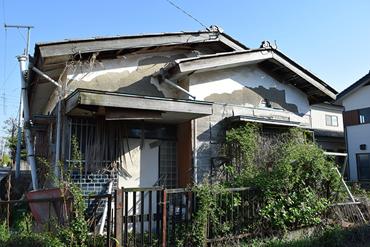 建物の老朽化が進んでいる