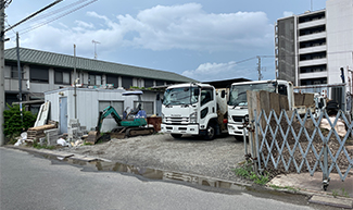 施工における重機はすべて自社保有！