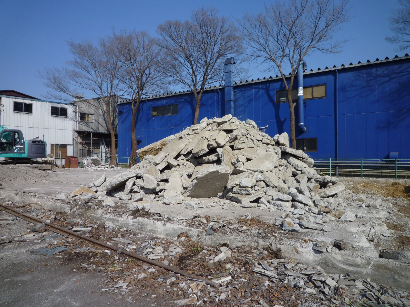 春日部市　鉄骨造倉庫解体工事